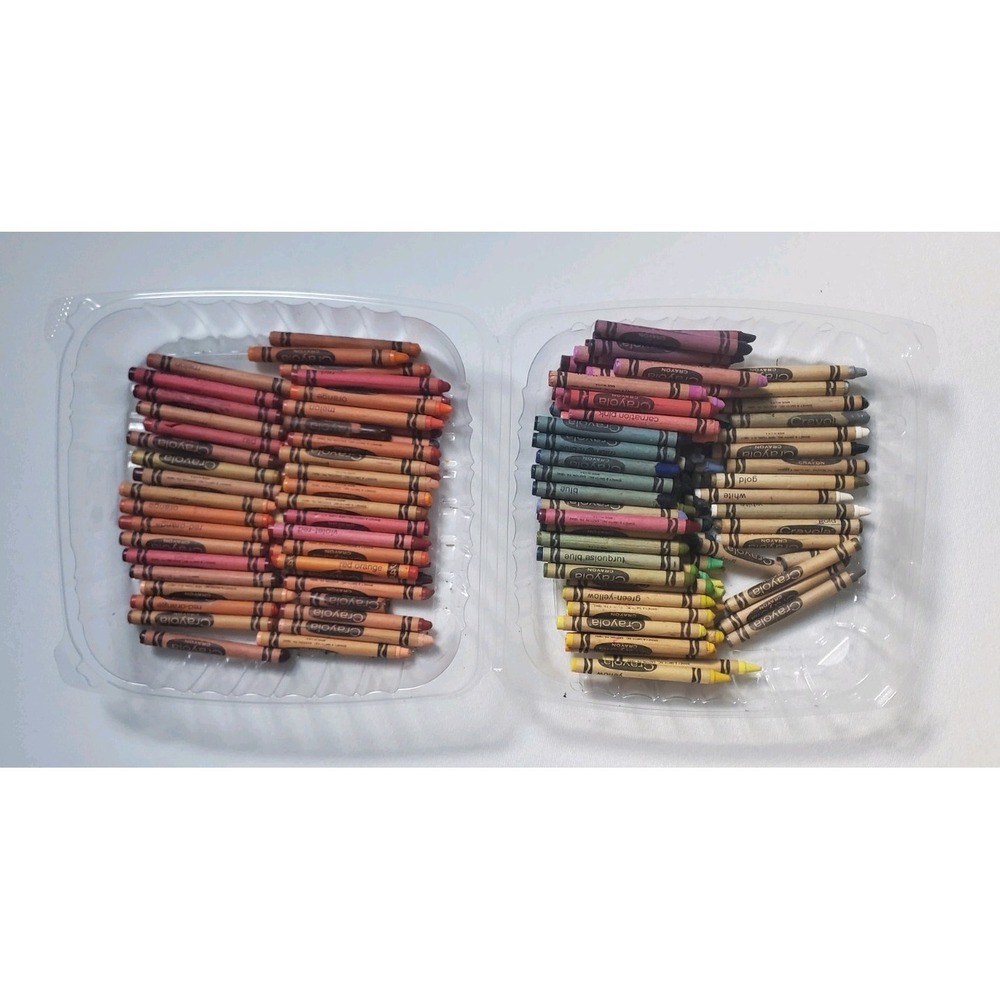 VTG Crayola Crayons Binney & Smith Lot Of 144 Some Discontinued